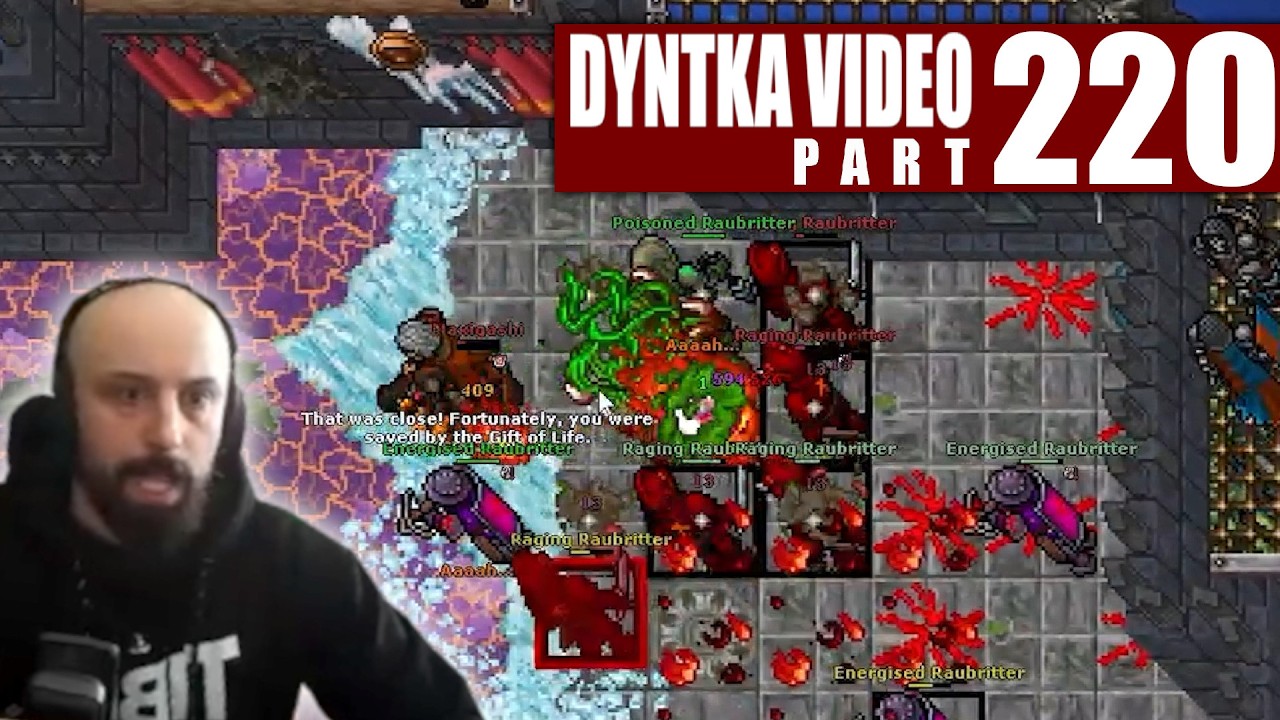 Tyle co się skończył 2x Exp, a już trzeba odrabiać | Tibia - Dyntka Video odc. 220