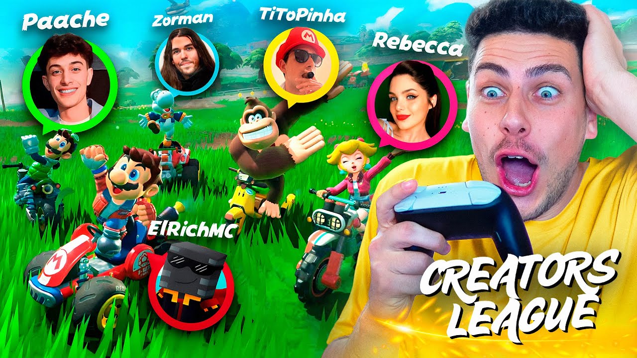 He creado la MAYOR Liga de Mario Kart World con YouTubers