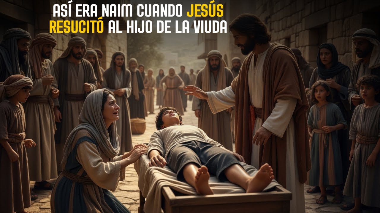 Así era Naim cuando Jesús resucitó al hijo de la viuda (reconstrucción con IA)