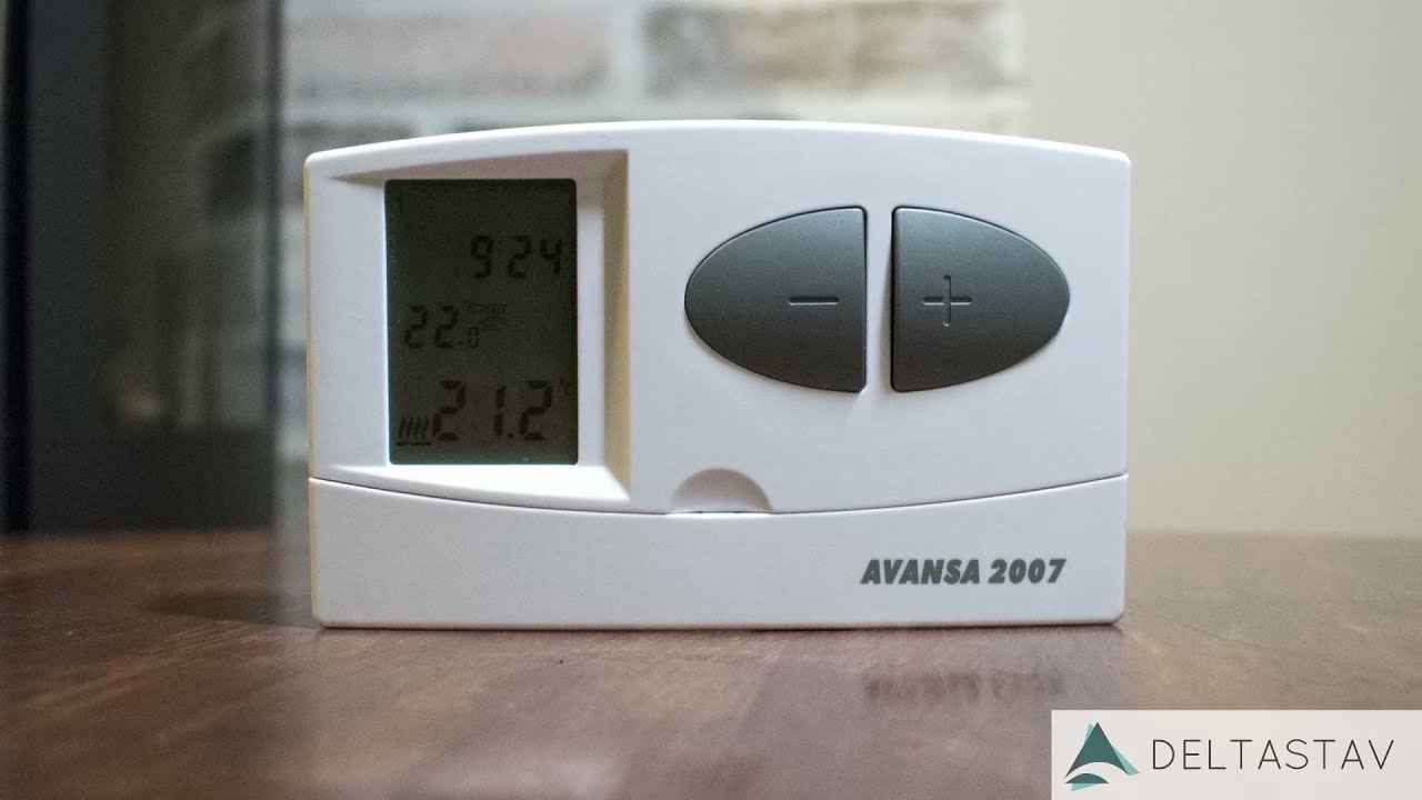 AVANSA 2007 - programovateľn&yacute; t&yacute;ždenn&yacute; termostat | DELTASTAV