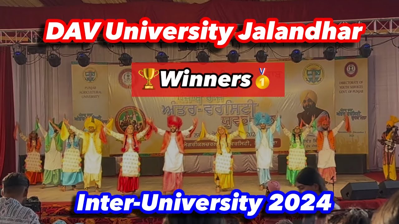 🏆Winners🥇LUDDI Inter-university 2024 | DAV University Jalandhar | Host-PAU Ludhiana