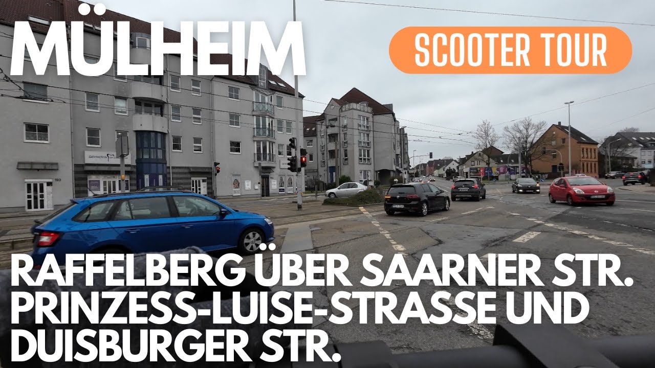 Mülheim - Von Raffelberg aus kleine Speldorf Runde | Scooter Tour | Februar 2024