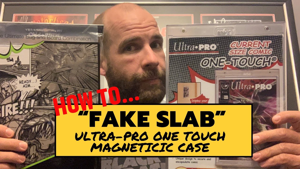 Ultra Pro One Touch Magnetic Comic Case Instructional