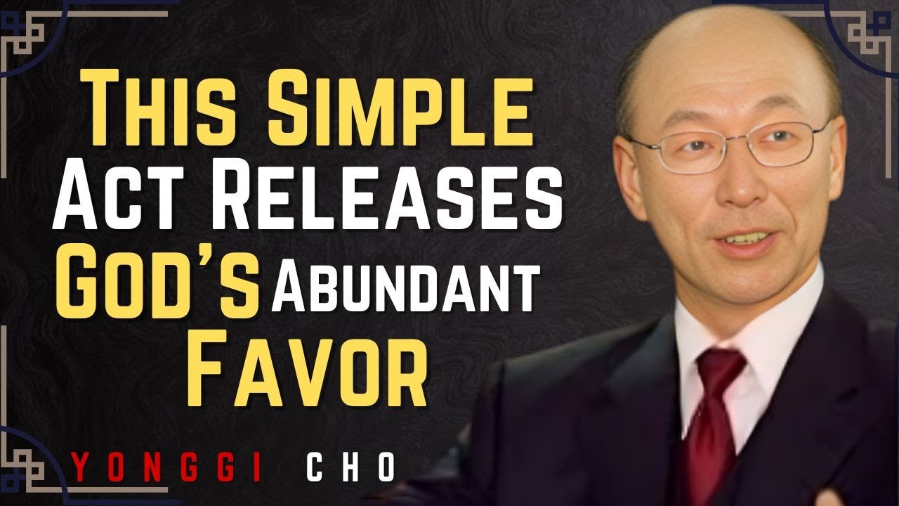 Put Blessed Water Here Tonight — Financial Blessings Will Chase You | Dr. David Yonggi Cho