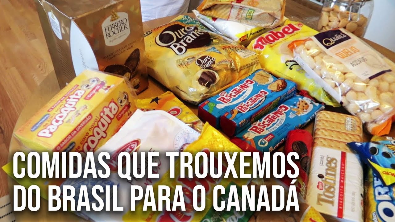 Comidas Que Trouxemos do Brasil Para o Canadá! | Canal PequenoSapeca