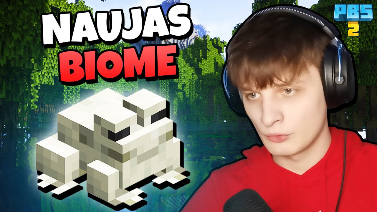 MINECRAFT PBS2 #2 Naujas biome ir Varlės!