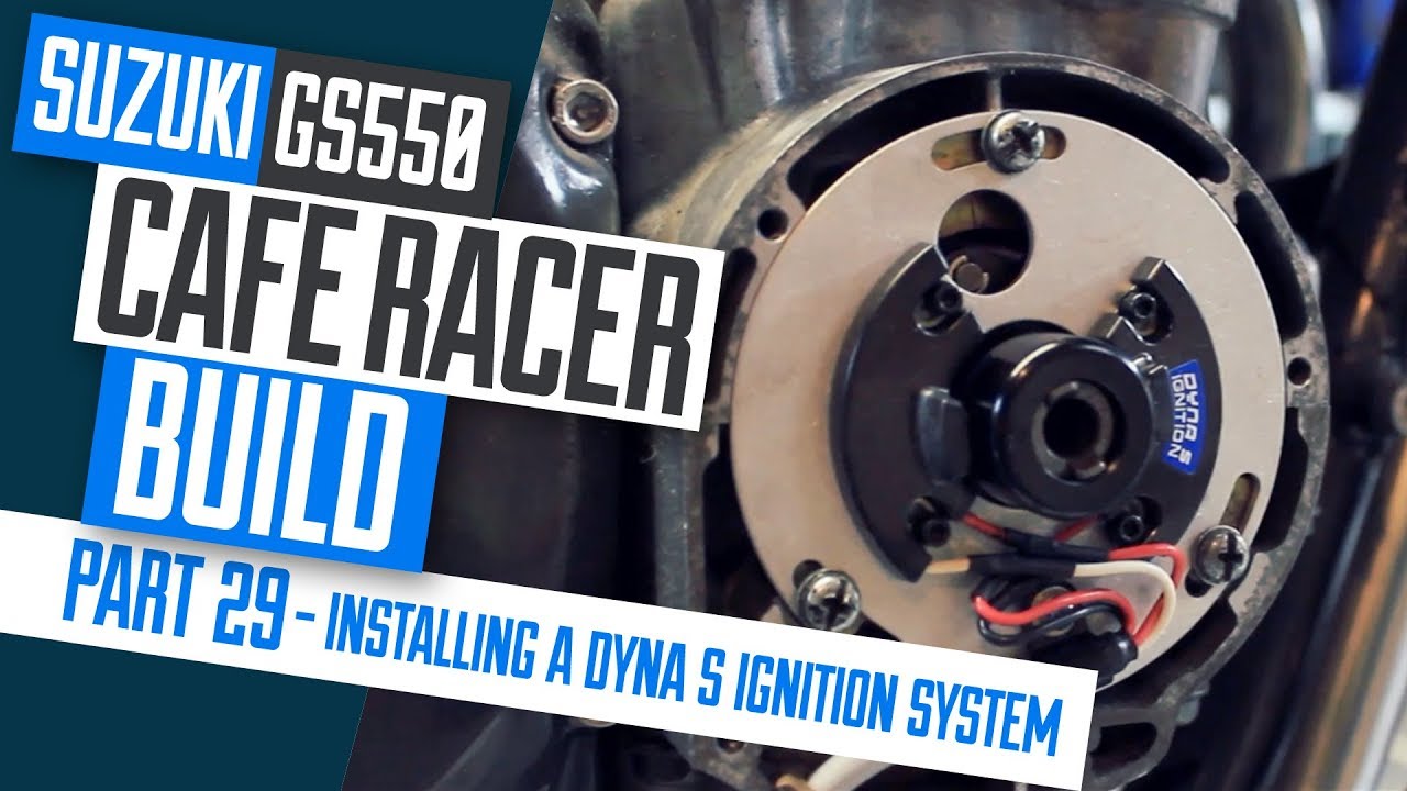 Cafe Racer Build 29, Suzuki GS550 Installing a Dynatek Dyna S electronic ignition system