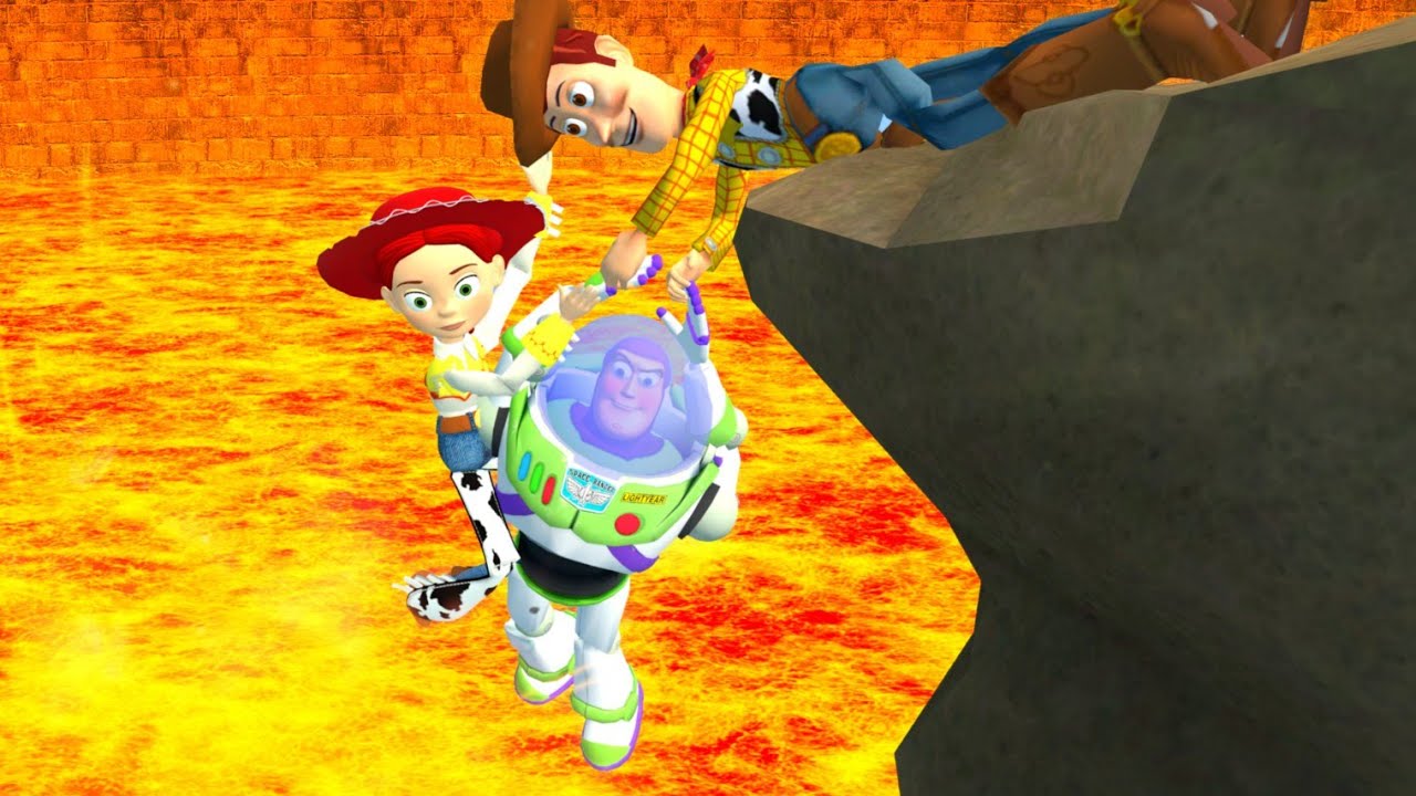 GMOD Ragdolls Test 3 | Toy Story (Woody,Buzz,Jessie)