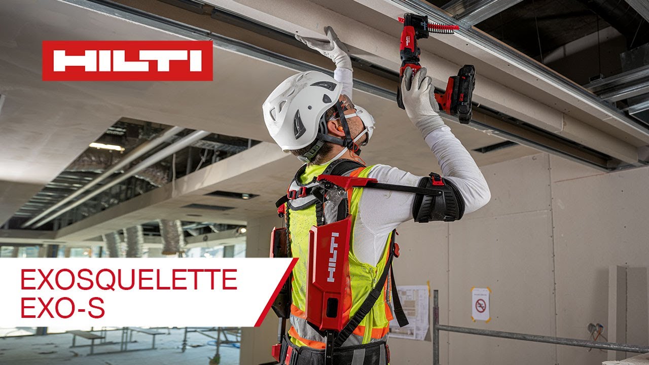 Nouvel exosquelette Hilti : pour vos applications au dessus des &eacute;paules