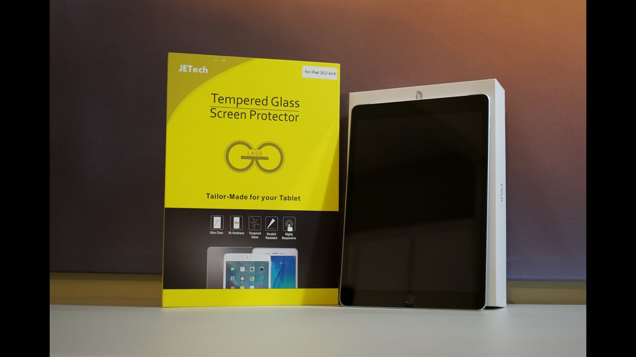Как установить защитную пленку на iPad 10.2 (JETech)