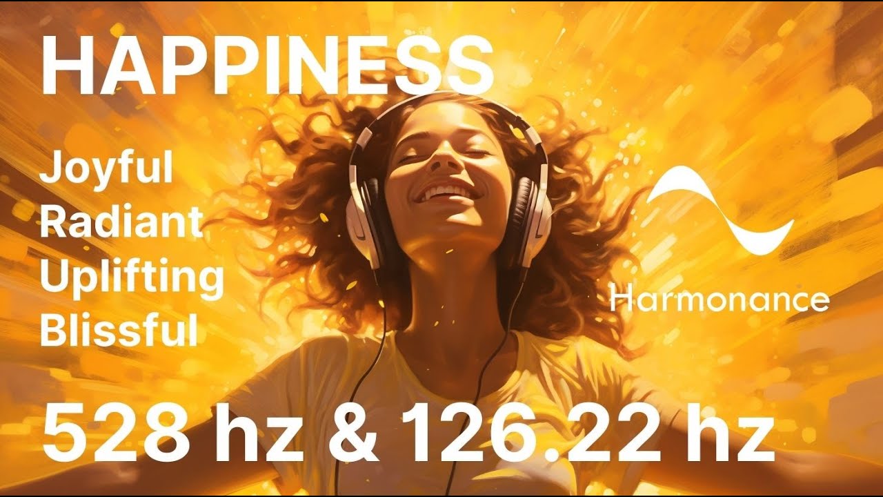 🌞 HAPPINESS: Sun's 126.22 Hz & Transformational 528 Hz Fusion 🌌