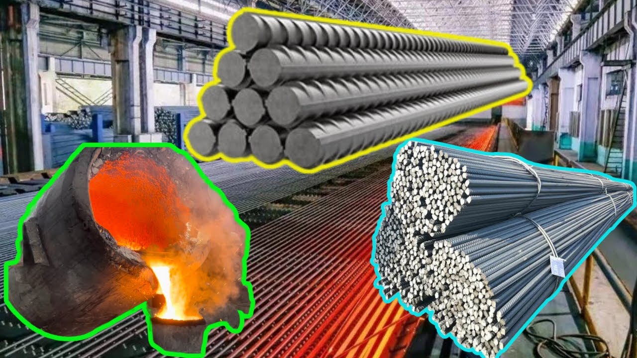 Mass Production Of Rebar Process - Amazing Scale. Pakistan Steel Factory
