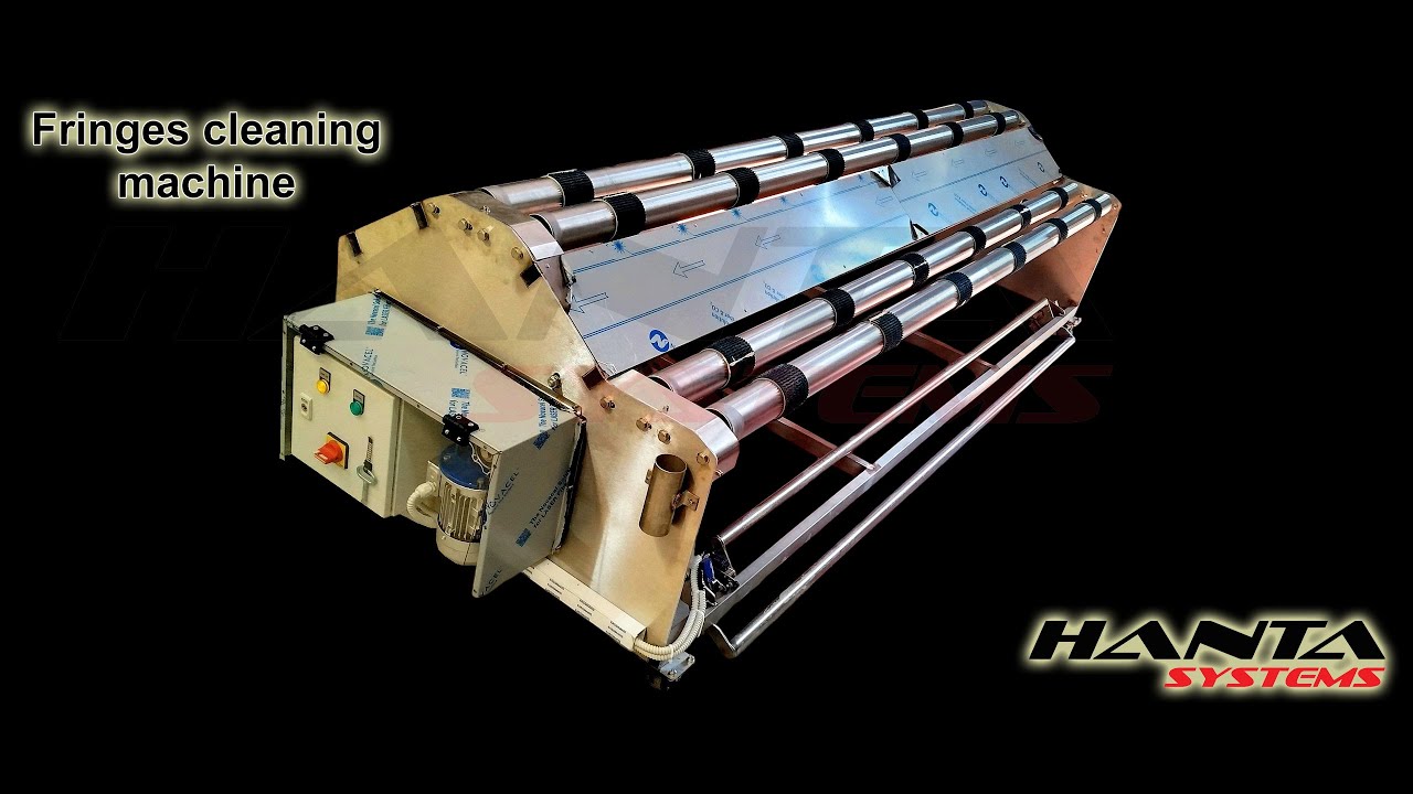 Hand-Knotted Rug & Carpet Fringes Cleaning Machine by Hanta Systems
