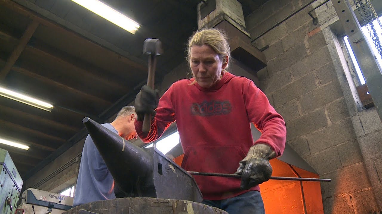 Nathalie, ferronnier d'art à Scherwiller