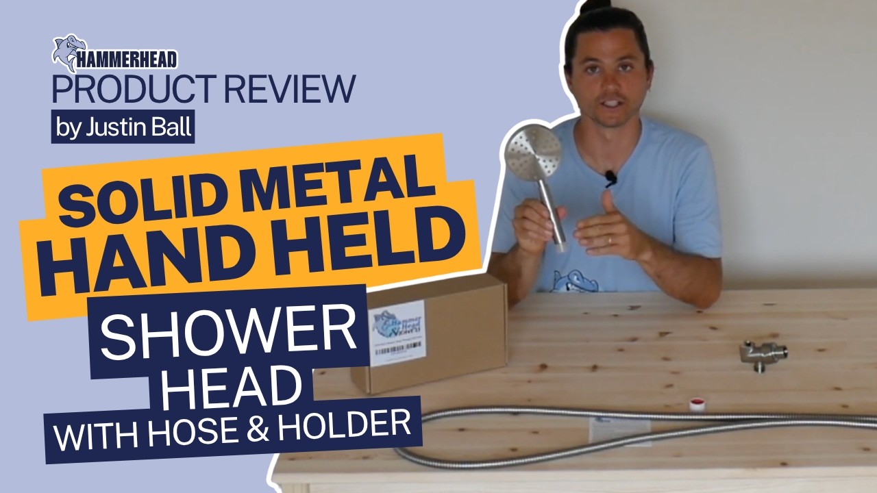 Unboxing: ALL Metal Hand Held Shower Head with Hose & Holder by HammerHead Showers