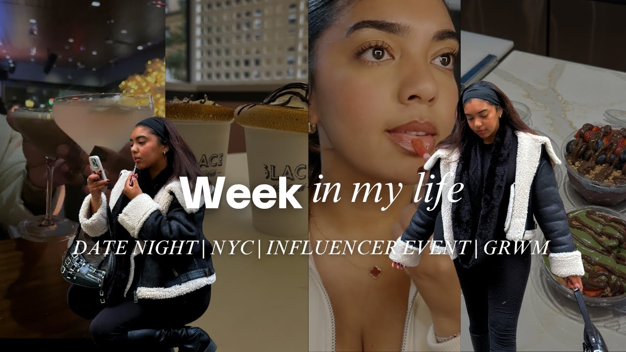 A Week In My Life | Summer Fridays Pop Up, NYC, date night, influencer event, Lashes