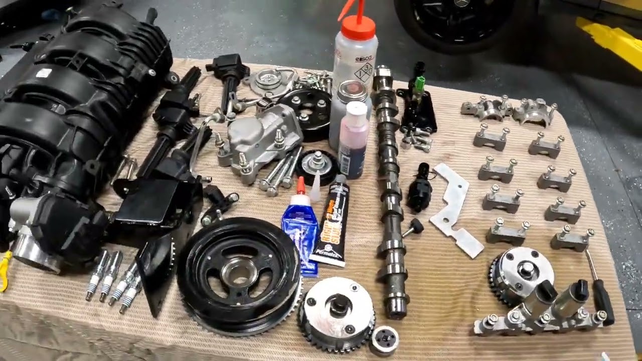 Установка распределительных валов Performance в двигатель Ecoboost 2.0/2.3