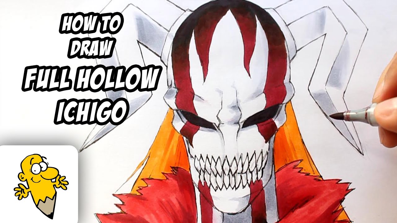 How to draw Full Hollow Ichigo [Bleach] Drawing Tutorial