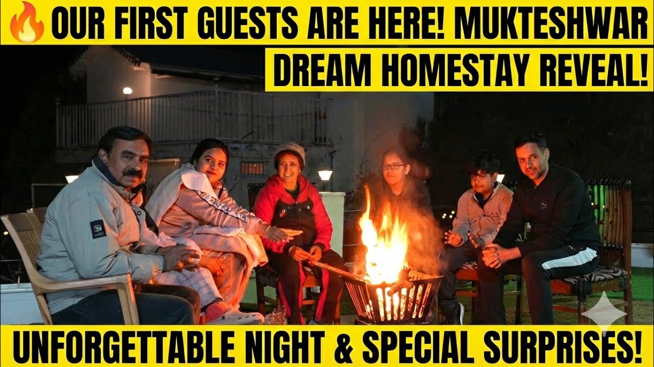 Dream Homestay of Young Engineer in Mukteshwar | आज तो रौनक आ गई हमारे पहाड़ी घर में| Our First Guest