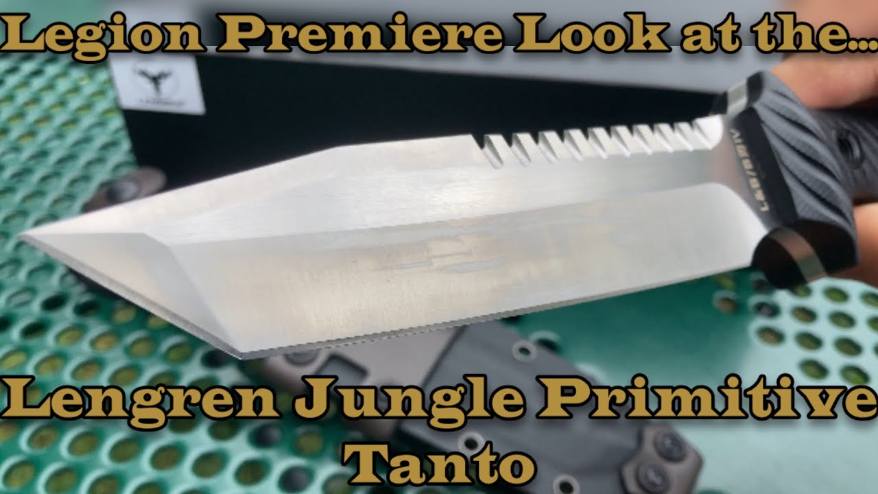 Lengren Jungle Primitive Tanto #edc #blade #tanto #combatknife #tacticalknife #fightingknife
