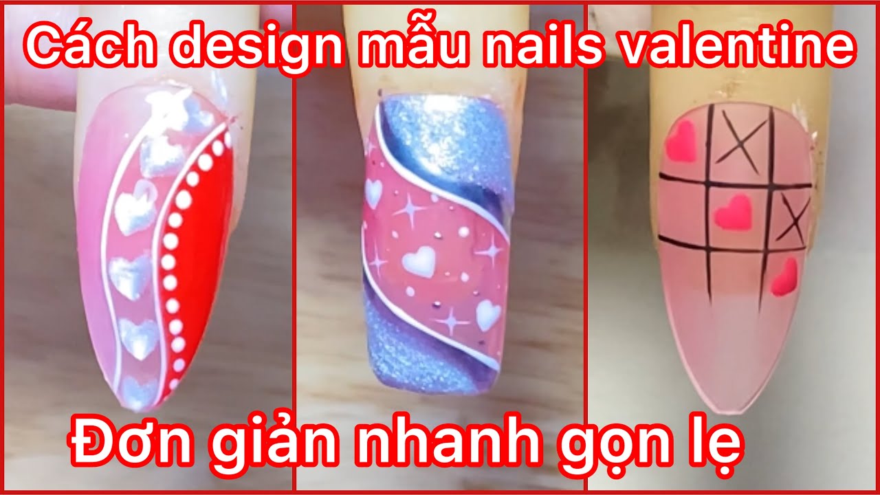 Top những mẫu nails valentine 2026 dành cho người mới