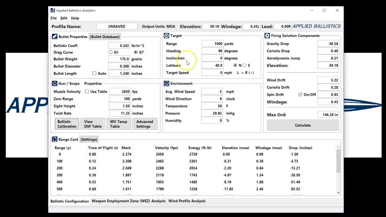 Importance of a Proper Ballistic Calibration.
