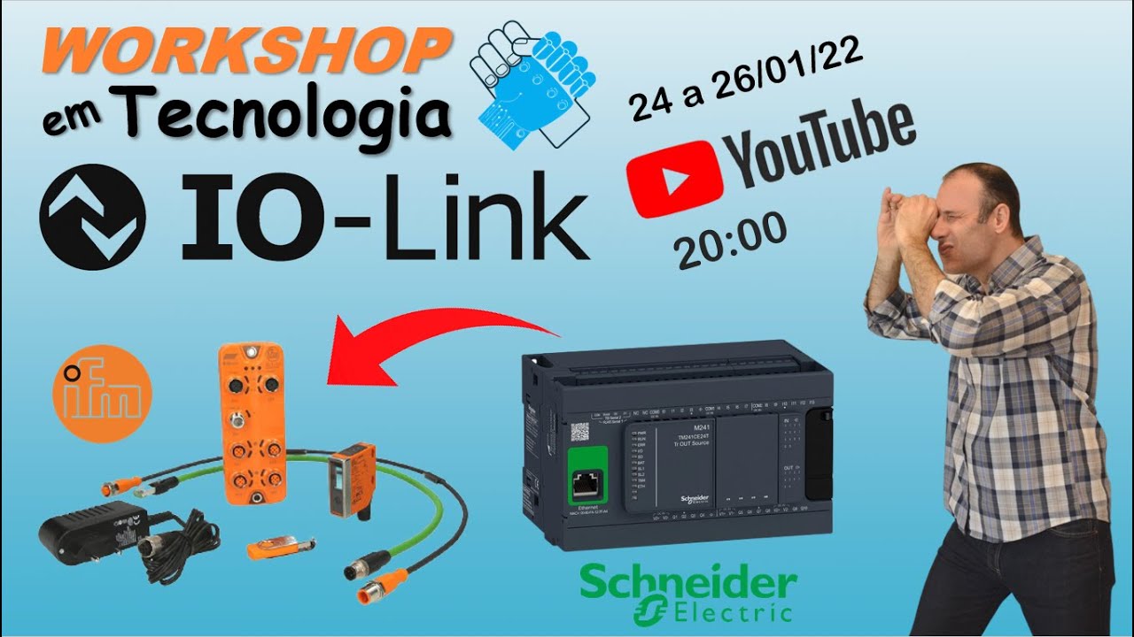 Sensor Ótico de Distância à Laser ifm - WORKSHOP em TECNOLOGIA IO-LINK