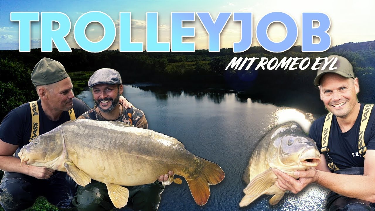 Karpfenangeln - Trolleyjob 🥴 mit Romeo Eyl 🎣