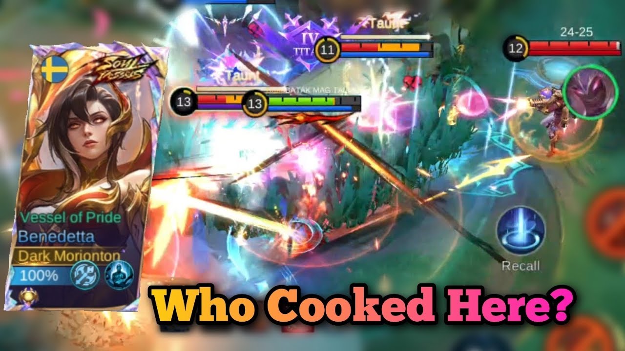 These Guys Are Creative‼️ Benedetta Hybrid Build🔥 Vs Edith‼️ #mobilelegends #benedetta #gameplay 