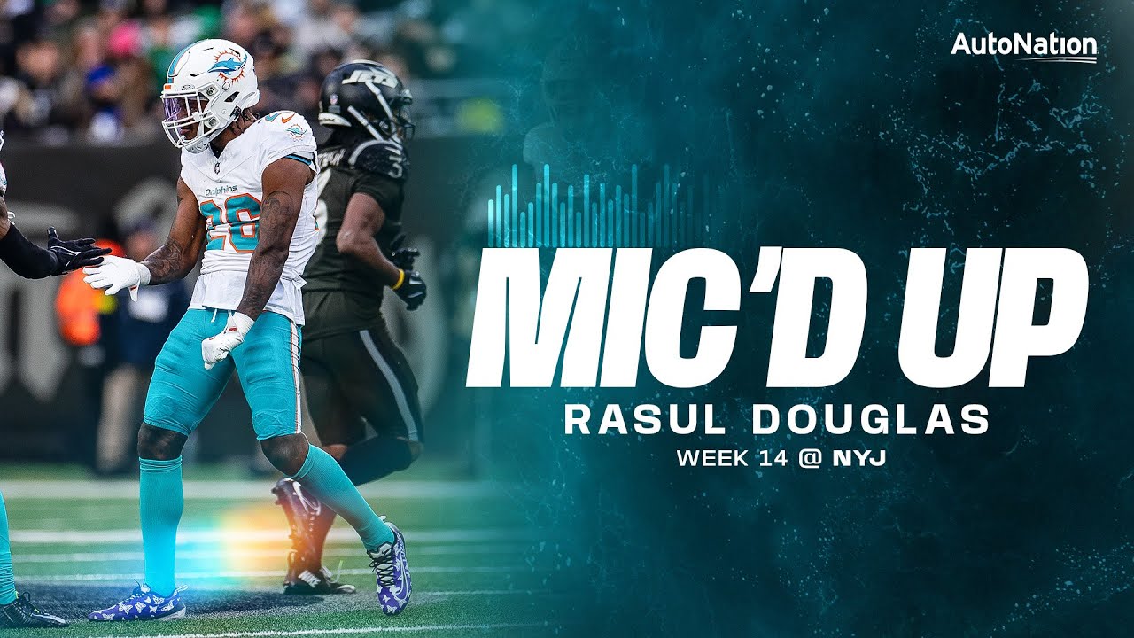 Rasul Douglas mic'd up during Week 14 win against New York Jets | Miami Dolphins