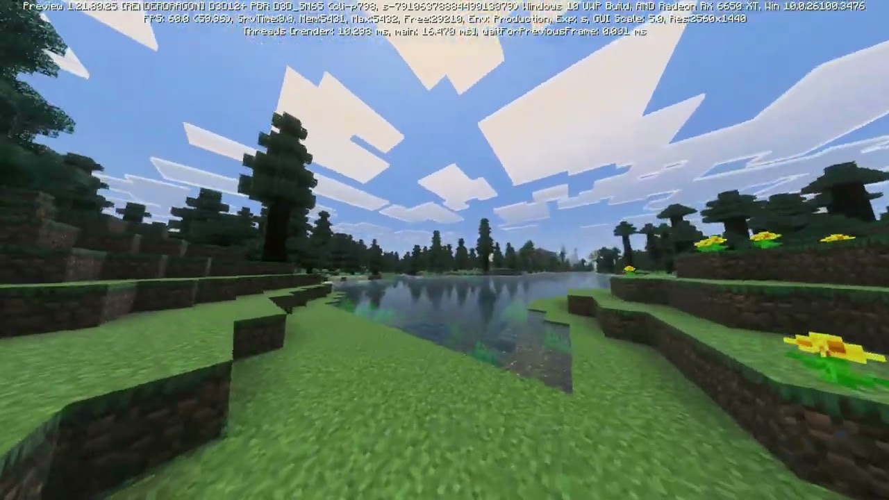 Minecraft Vibrant Visuals - Quick Test