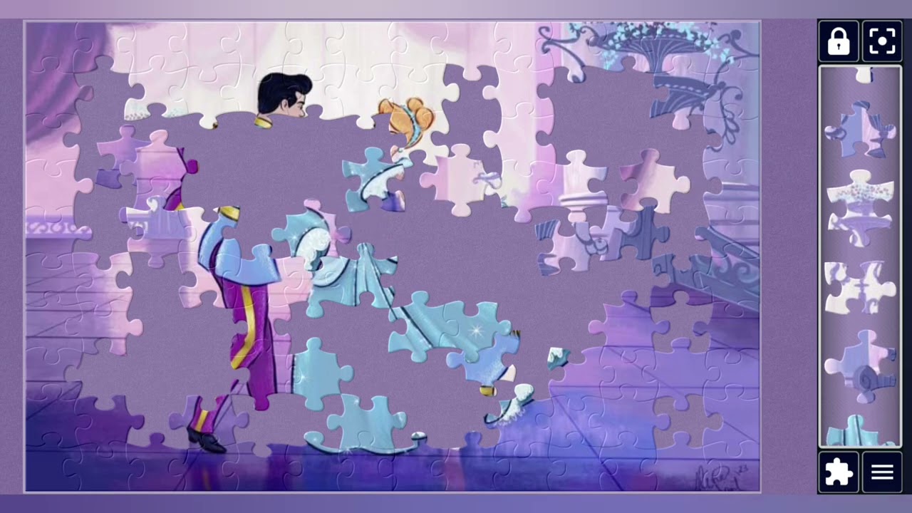 Cinderella and prince charming 🫅🏻🤴🏻💃🏻🕺🏼🪄🧚🏻‍♂️💫🦋🧩//jigsaw puzzles🧩🧩//jigsaw puzzles journey🧩//