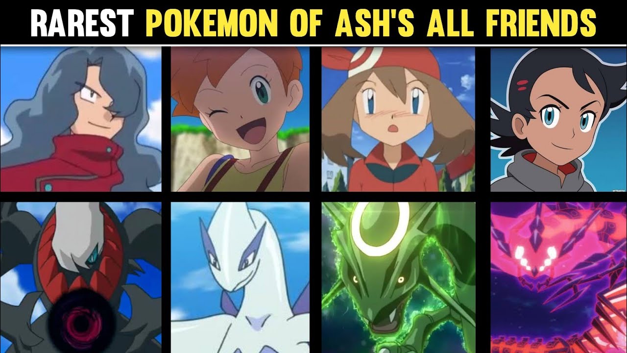 Rarest Pokemon Of Ash's All Friends | Most Rare Pokemon Owned By Ash's Friends | Hindi |