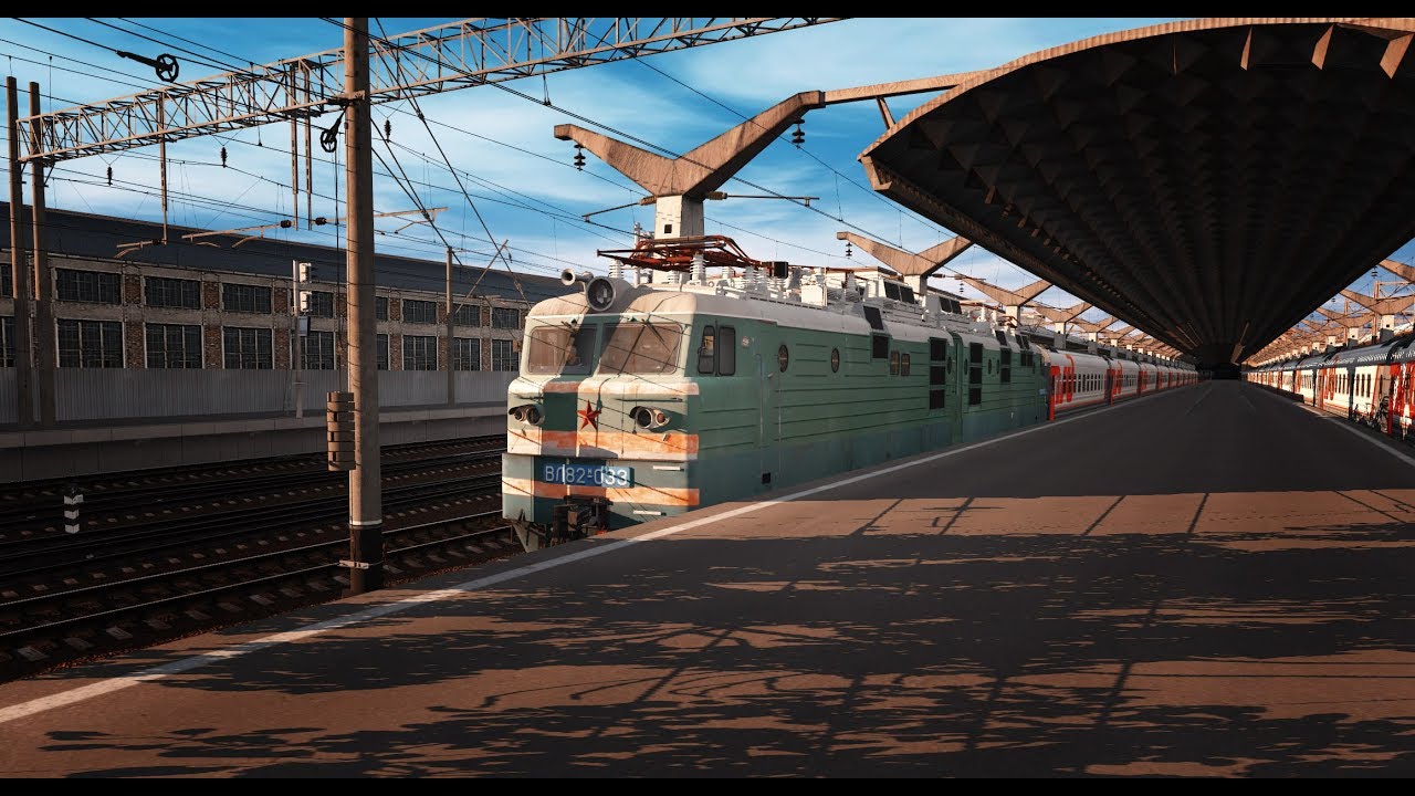 Trainz19 Отправляюсь с СПБ-Главный на ВЛ82м-033. Не понятно как этим чудом управлять.1440p