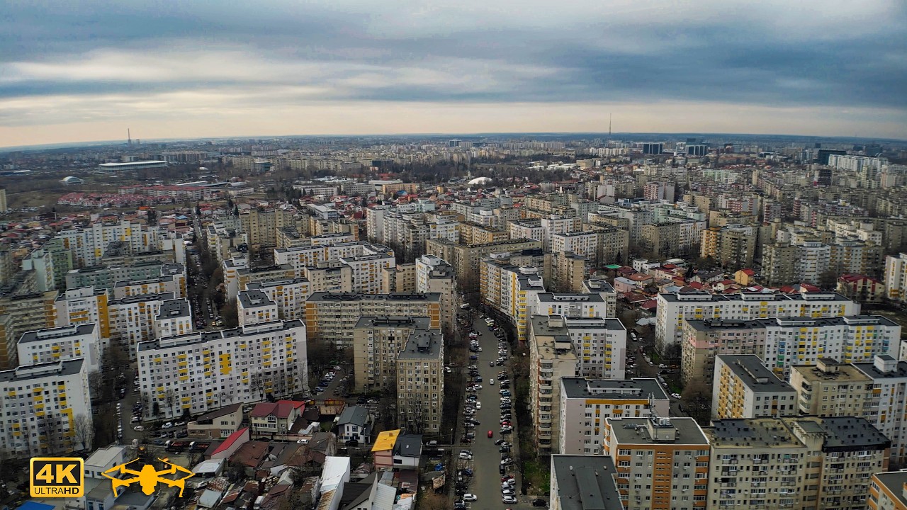Zbor cu drona peste Calea Rahovei – București văzut de sus în 4K 🇷🇴 🚁✨