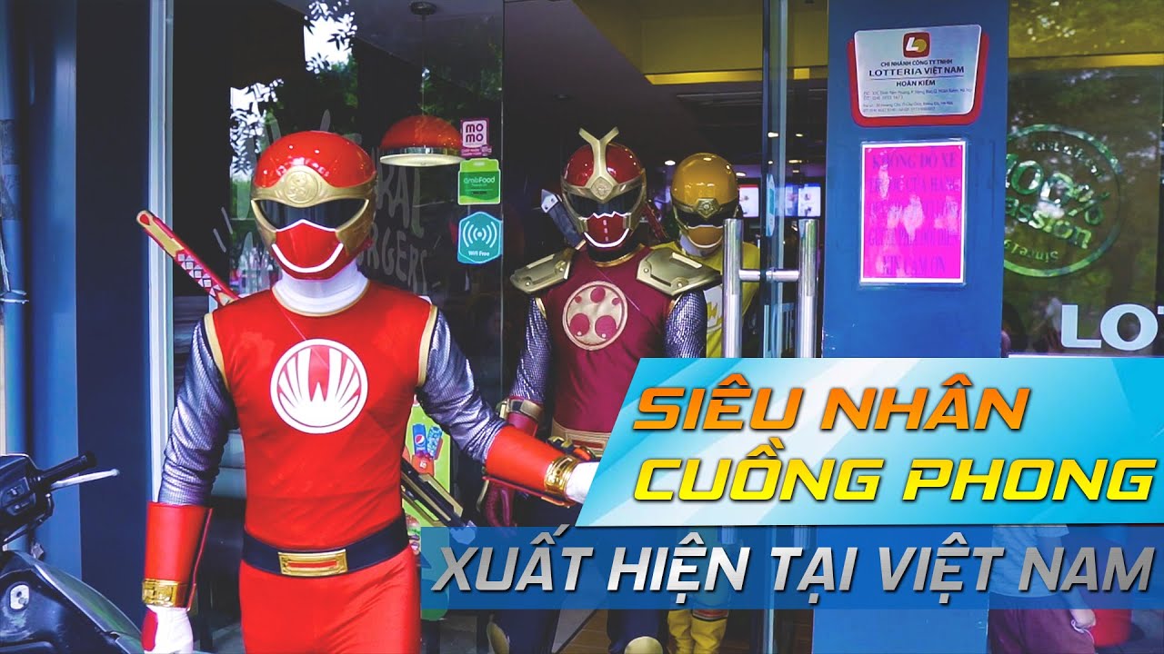 [Tuxi Films] 5 Anh Em Siêu Nhân Cuồng Phong Đến Việt Nam (Hurricanger 20th Anniversary)