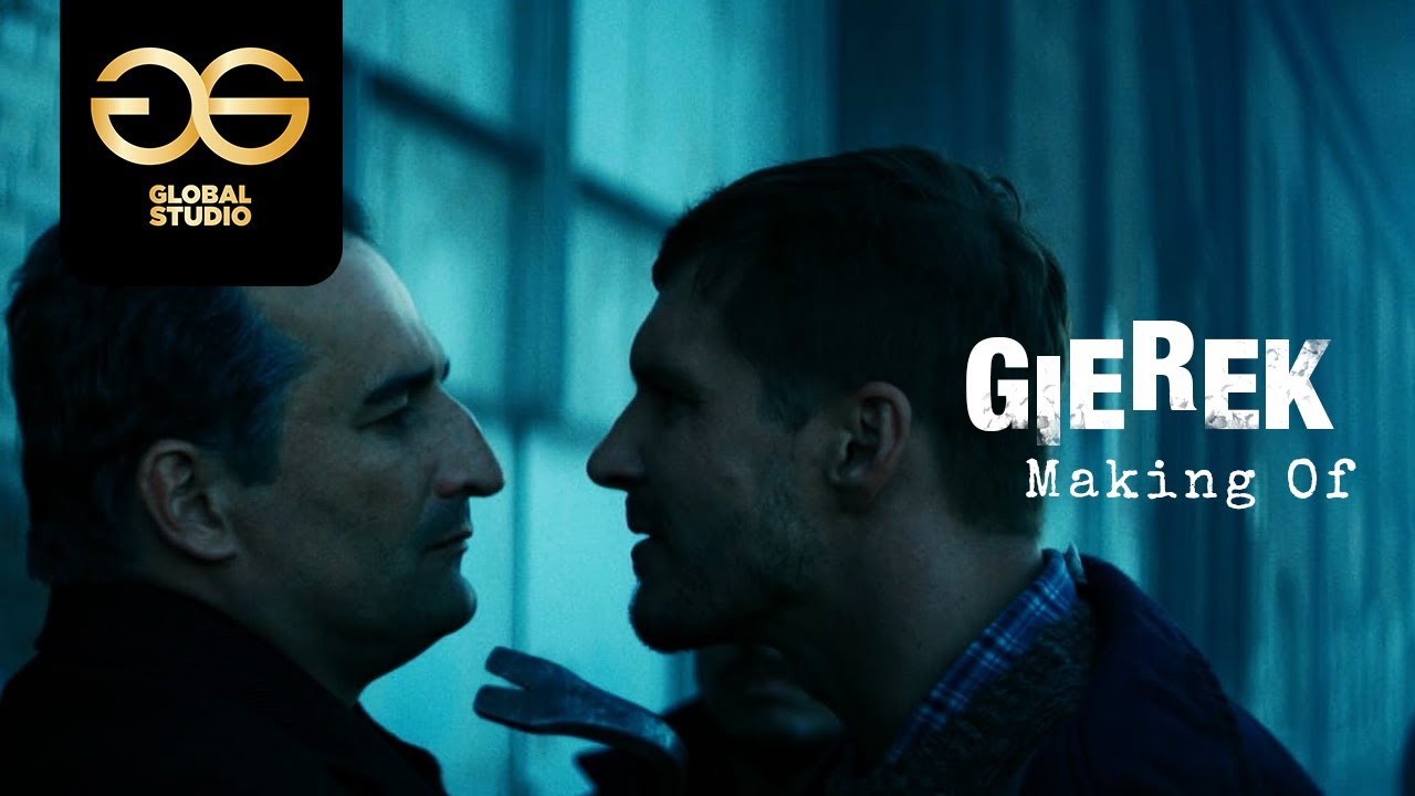 Mikołaj Roznerski i Rafał Zawierucha na planie filmu &bdquo;Gierek&rdquo; - making of - Stocznia
