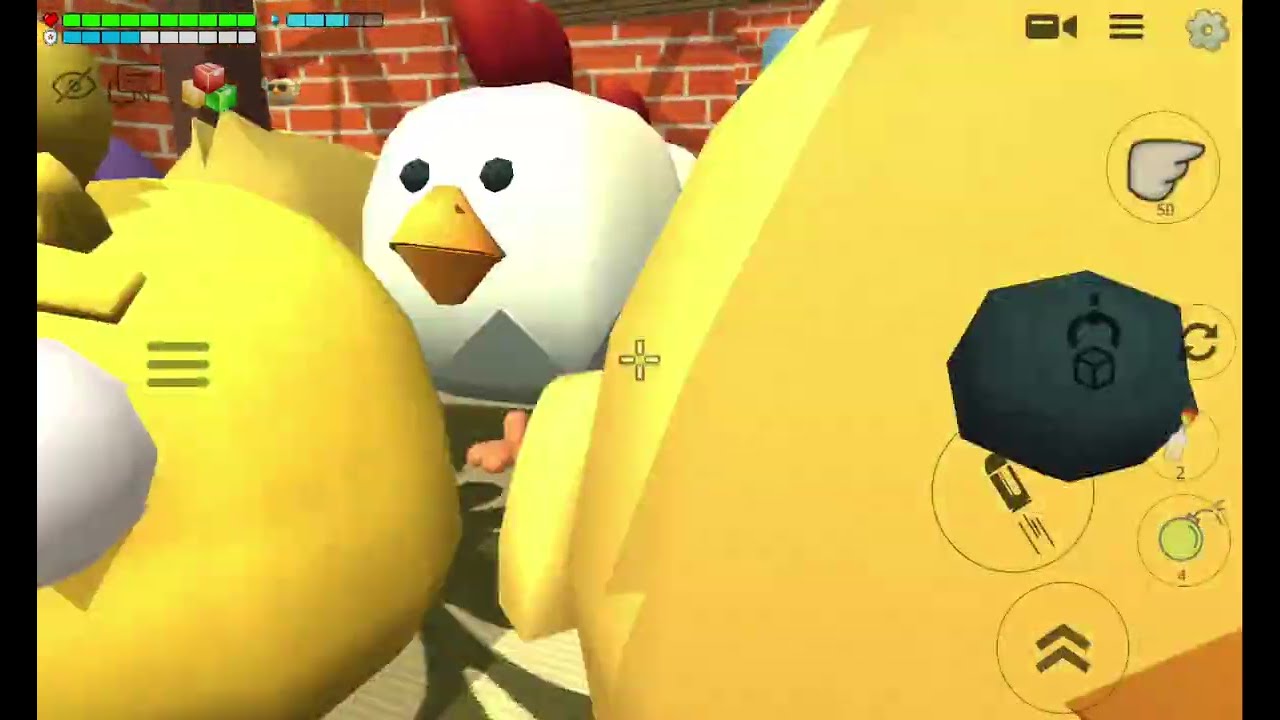 Jugando escondidas en endercon chicken gun@elgatopro_oficial