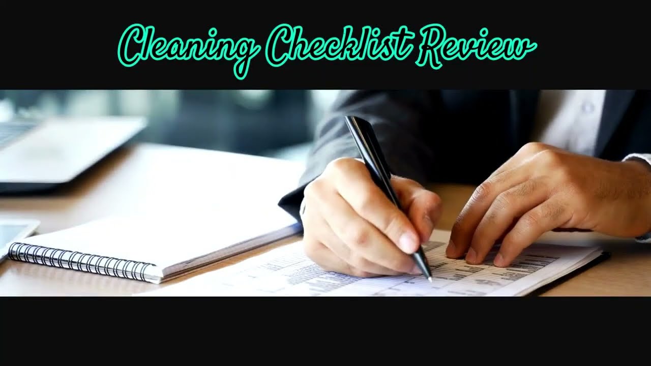 Creating a Cleaning Schedule