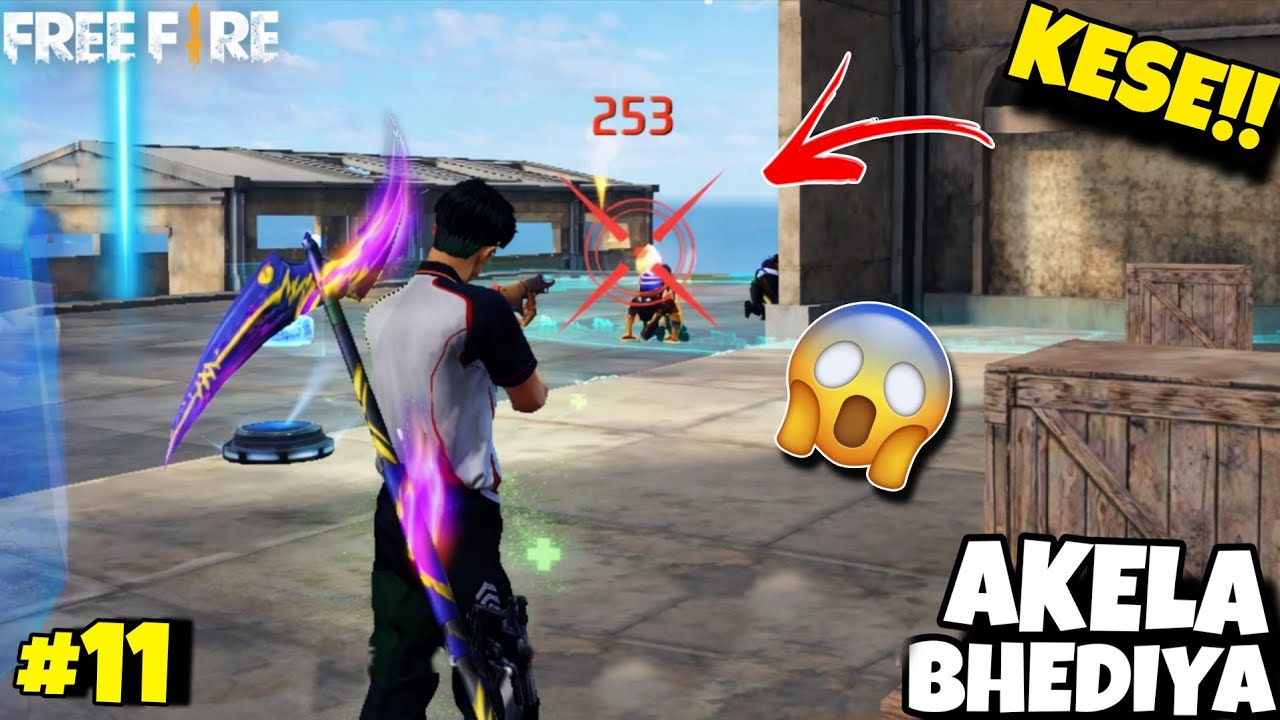 Sabko Shock Kar Diya! 253 Damage Headshot 😳 | Free Fire Akela Bhediya #11