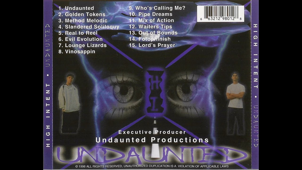High Intent - Undaunted (1998) full album