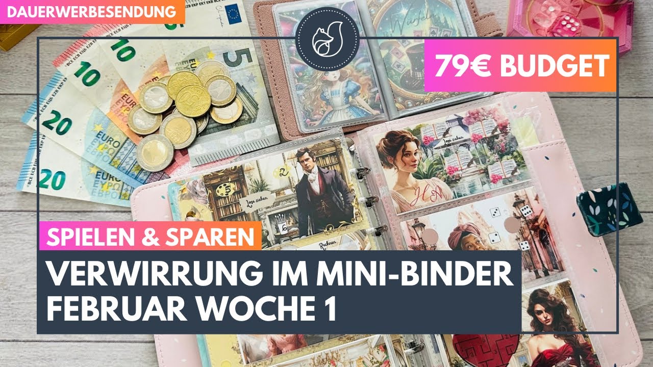 Verwirrung im Mini-Binder 🤯 Januar Woche 1 - sparen für Urlaub, Gesundheit & Notgroschen #budgeting