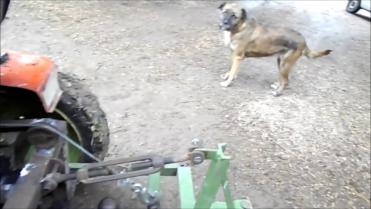 prise de force sur tracteur tondeuse