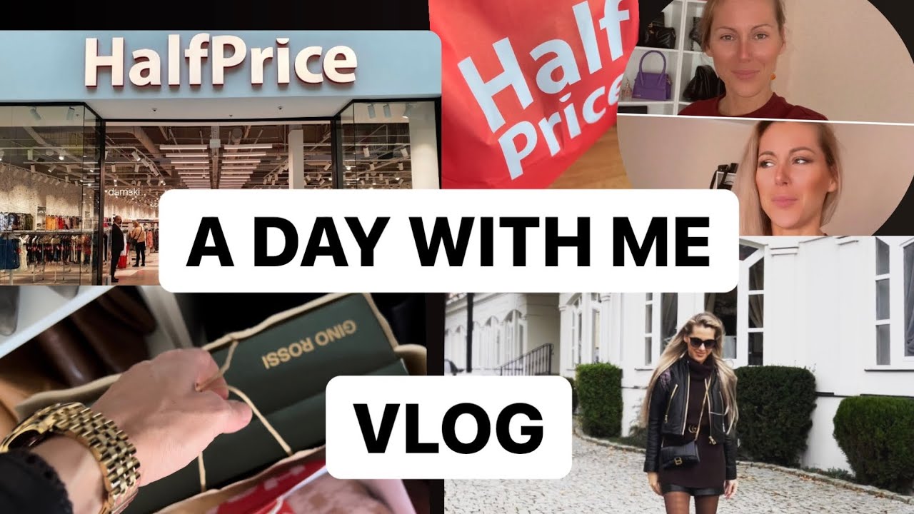 DAY WITH ME - New shop HALFPRICE and New Boots unboxing Vlog