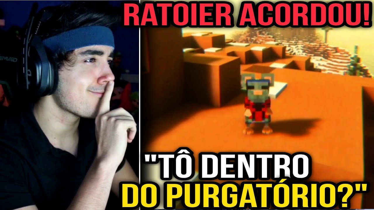ROIER ACORDOU COMO RATO DENTRO DO PURGATORIO KKKKK | QSMP