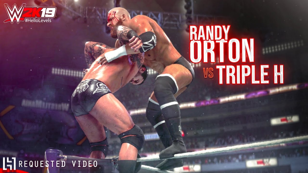 WWE 2K19 Triple H vs Randy Orton | WWE Super Showdown Full Match Gameplay