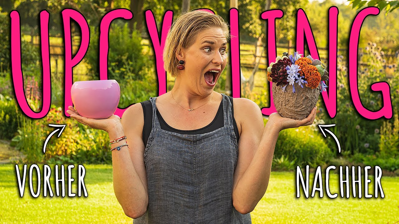GÜNSTIGE UPCYCLING IDEEN - ALTE TÖPFE NEUER LOOK