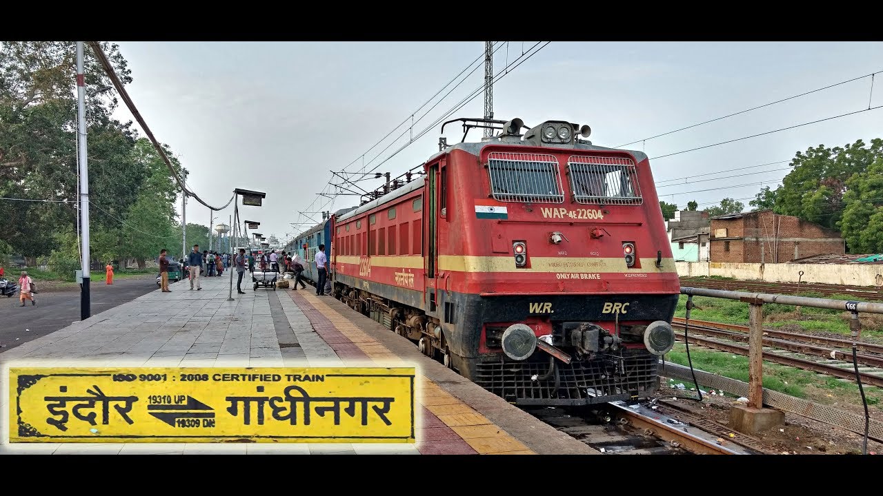 INDORE to GANDHINAGAR : A Complete Journey in SHANTI Express (Indian Railways)