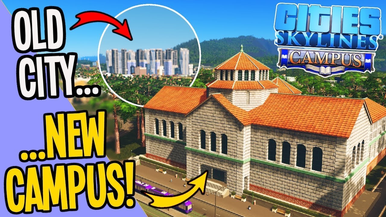 Making $$$ with a University Campus in your City - Cities Skylines (Campus DLC)