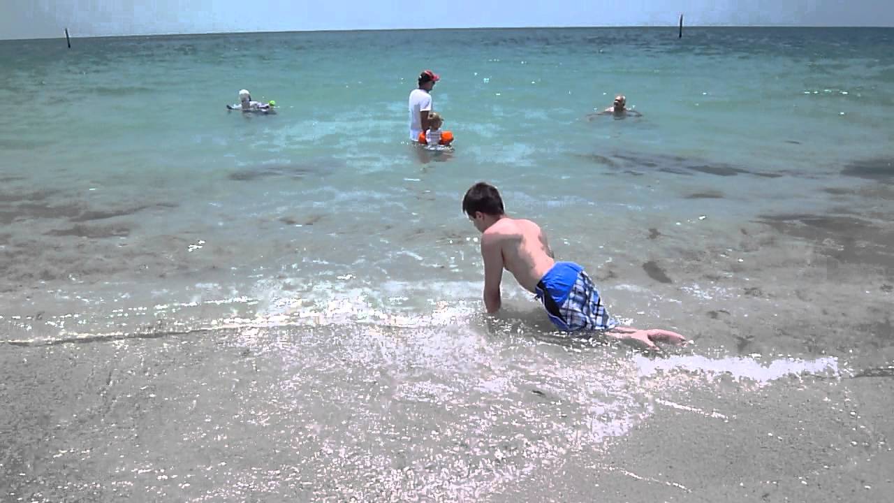 At The Beach In Englewood, Florida (Wheelchair user) (Paraplegic)